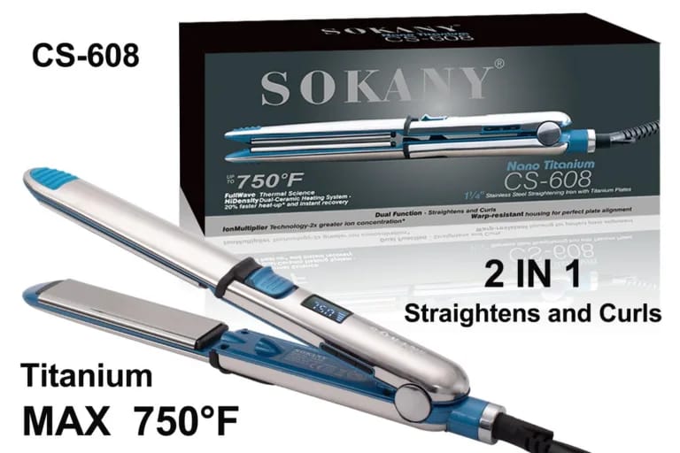 SOKANY 2in1 Hair Straightener