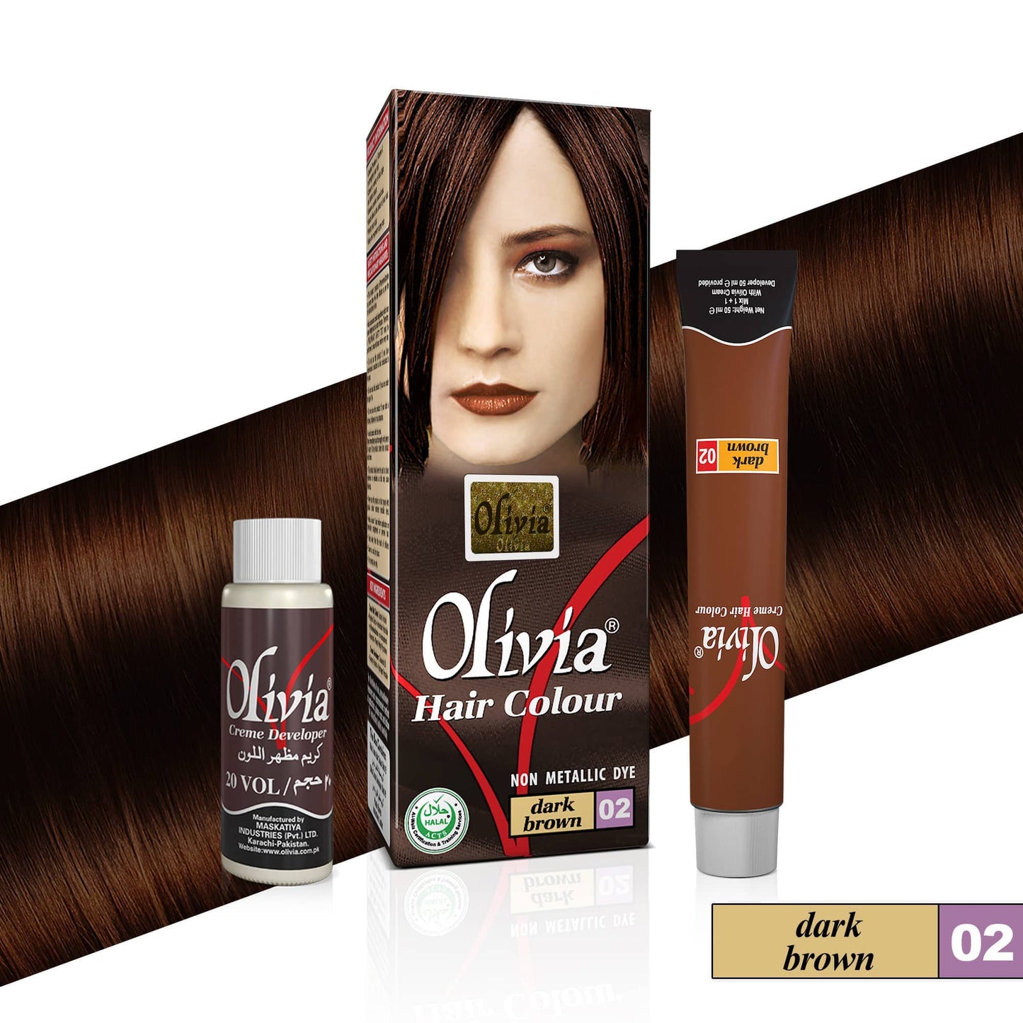 olivia Hair Color (Dark Brown 02)