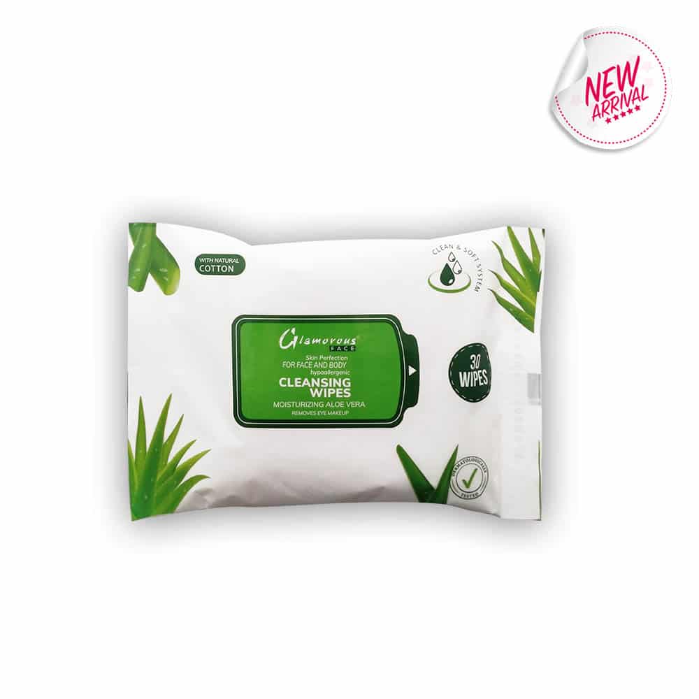 Glamorous Face Cleansing Makeup Remover Wipes 30 Pieces