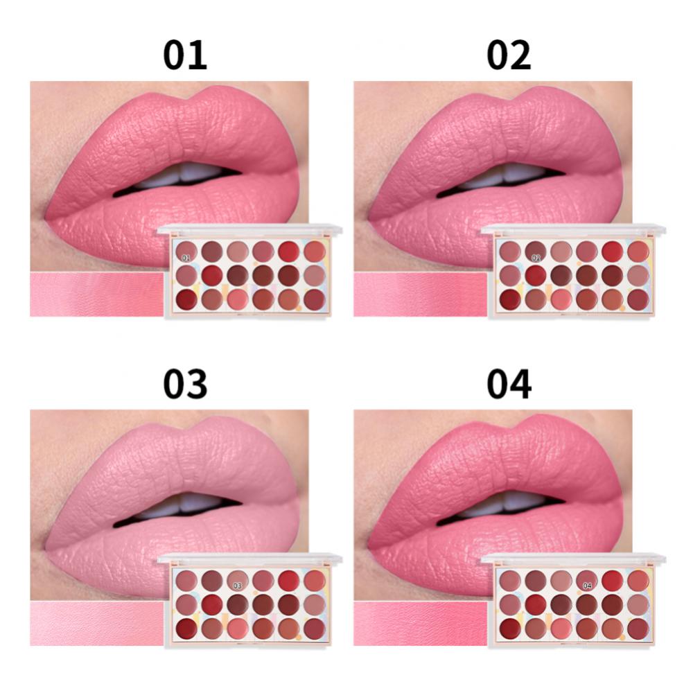 18 Color Lipstick Palette