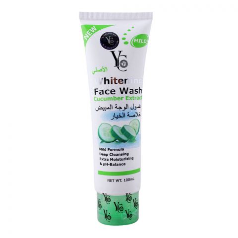 YC Whitening Face Wash, With Cucumber Extract, 100ml