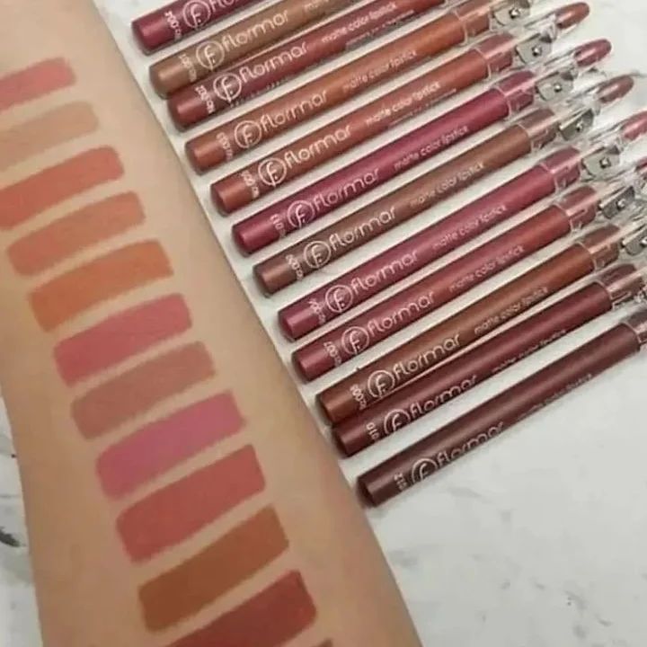 Flormar Matte Lip Pencils pack of 12