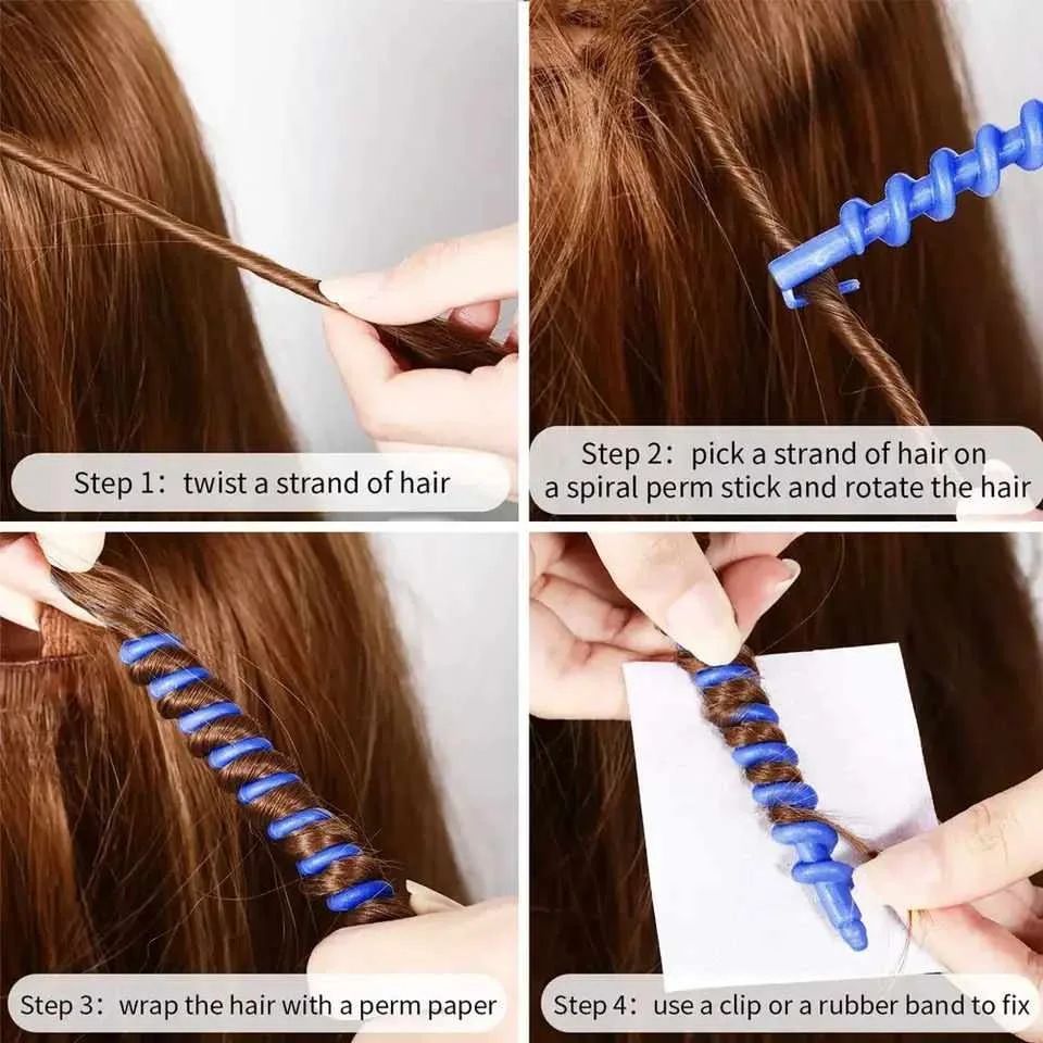 Spiral Hair Curlers