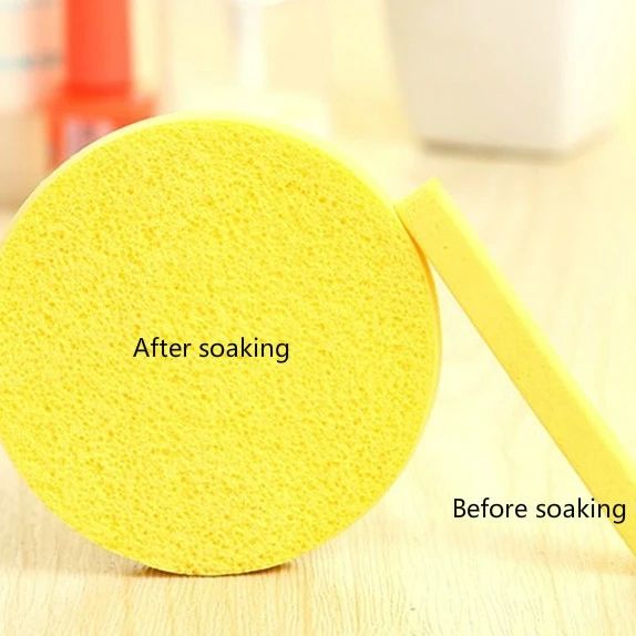 12 Pcs Compressed Facial Sponge