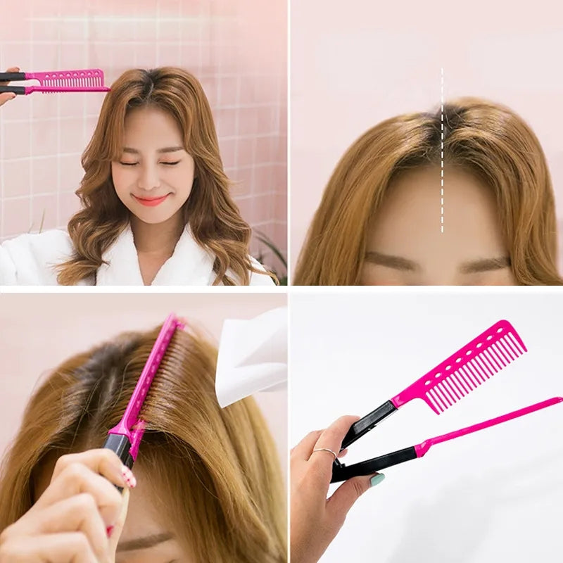 Hair Straightened Salon Comb