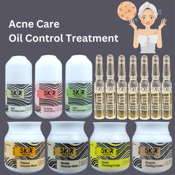 Skir Reborn Acne Care Oil Control Treatment Facial Kit