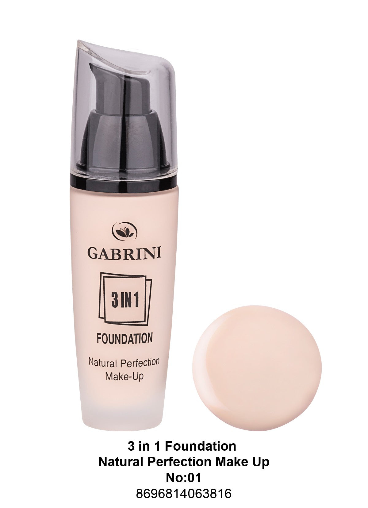 3 IN 1 FOUNDATION (NATURAL PERFECTION MAKEUP) # 01