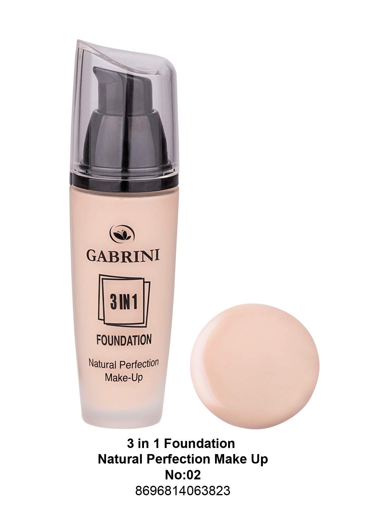 3 IN 1 FOUNDATION (NATURAL PERFECTION MAKEUP) # 02