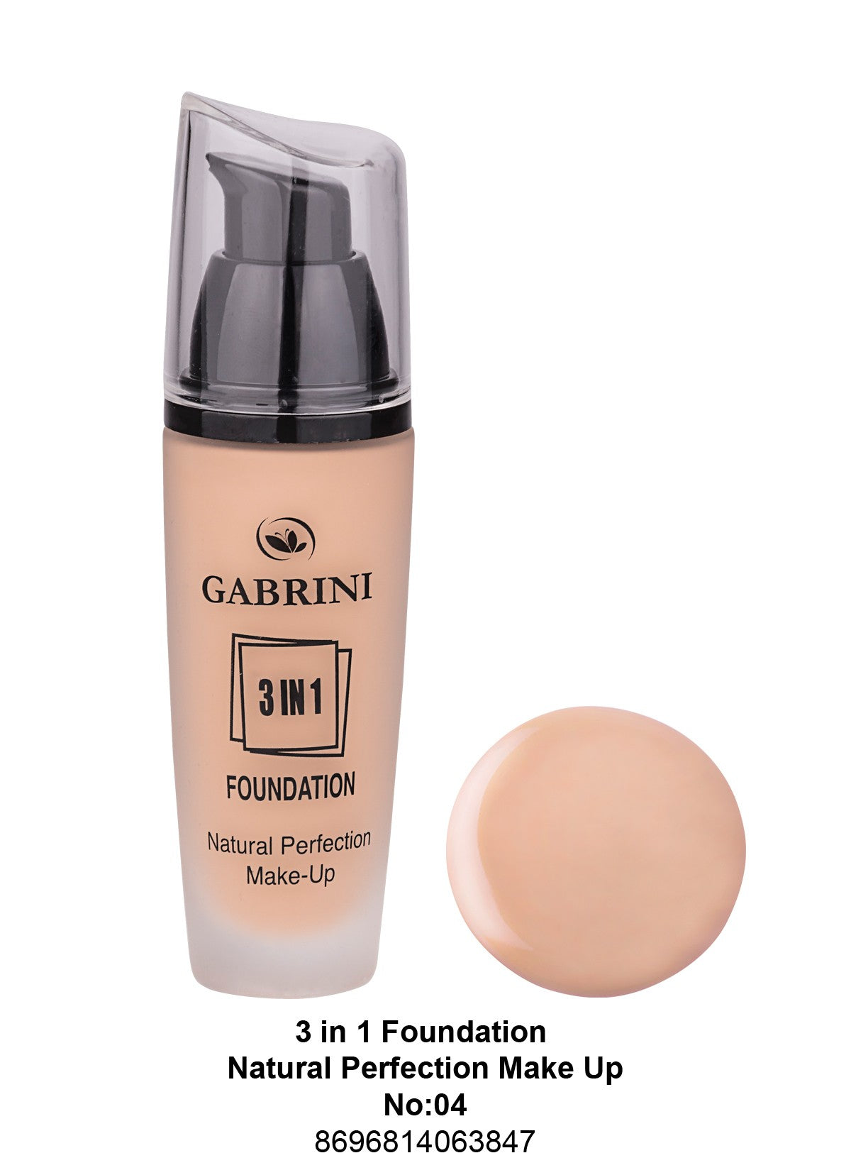 3 IN 1 FOUNDATION (NATURAL PERFECTION MAKEUP) # 04