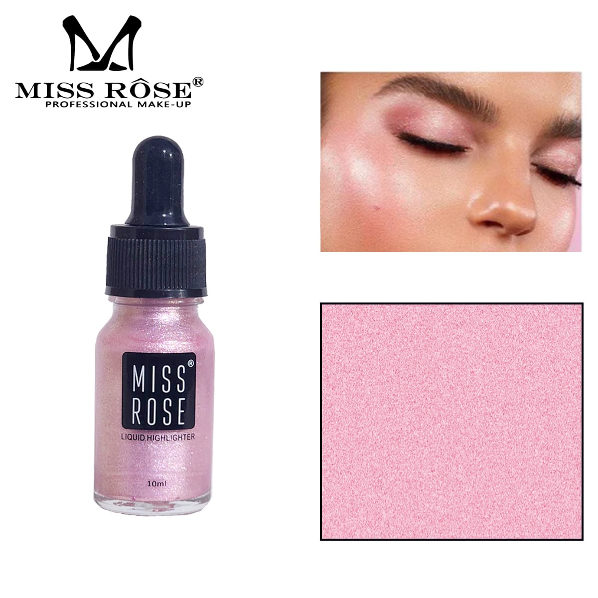 Miss Rose liquid highlighter set of 4 pcs