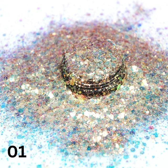 Opal chunks Glitters Shade No. (1)