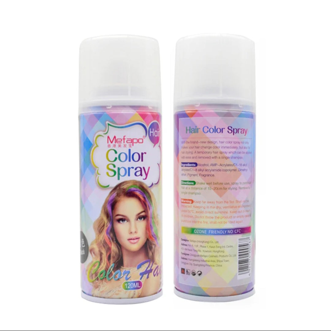 Color Hair Dye Spray (Gold)