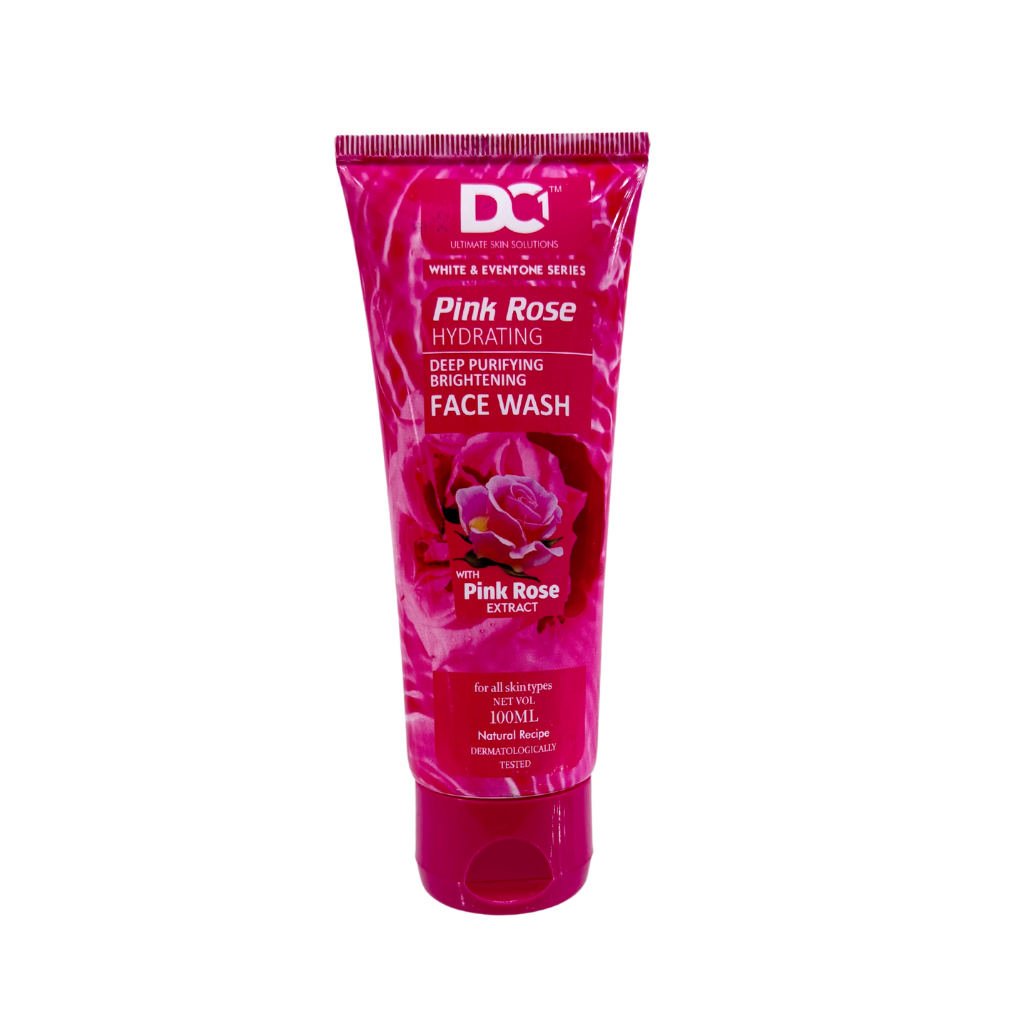 DC-1 Pink Rose Hydrating Deep Purifying Brightening Face Wash