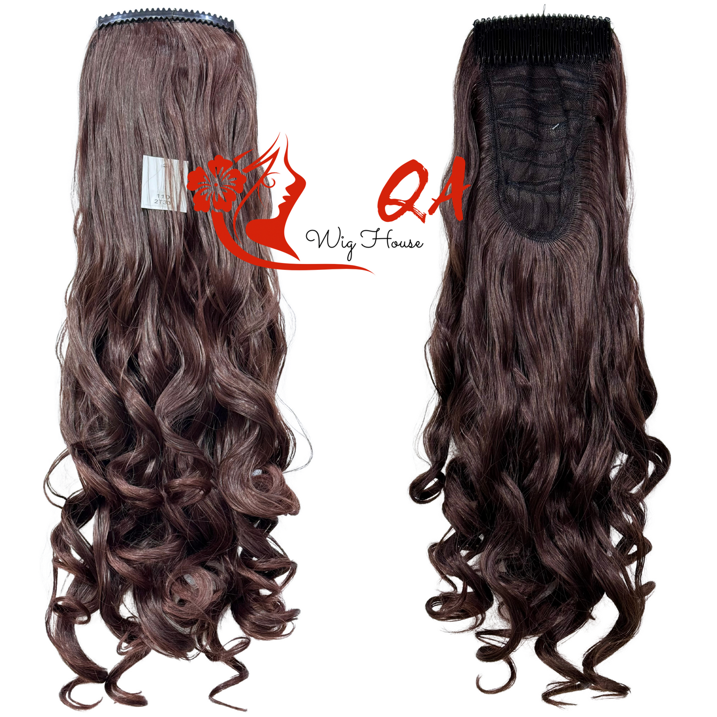 Comb Roll Hair Extension (Mahogani)