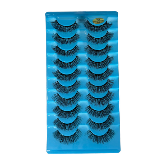 10 Pairs Mink Lashes