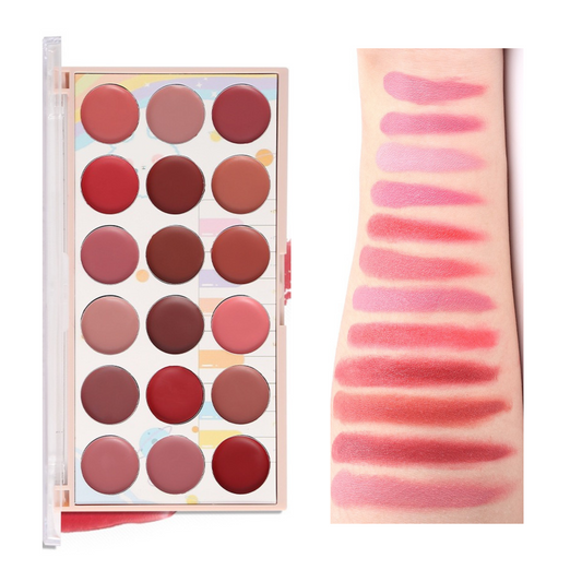 Miss Rose 18 colorLipstick Palette