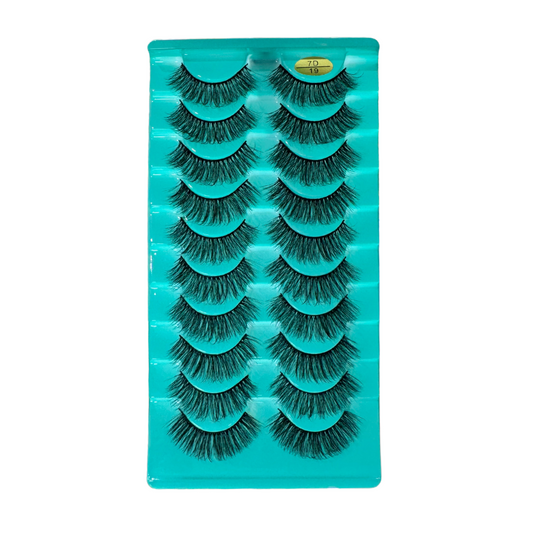 10 Pairs Mink Lashes