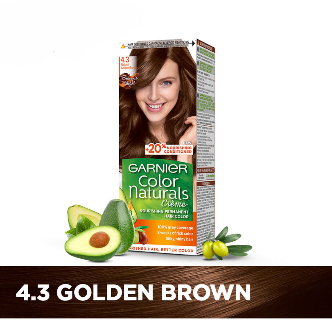 Garnier Hair Color 4.3 Golden Brown