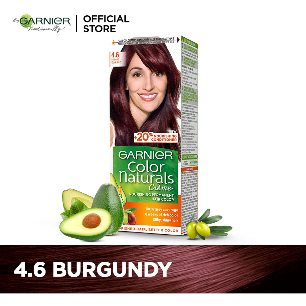 Garnier Hair Color 4.6 Burgundy