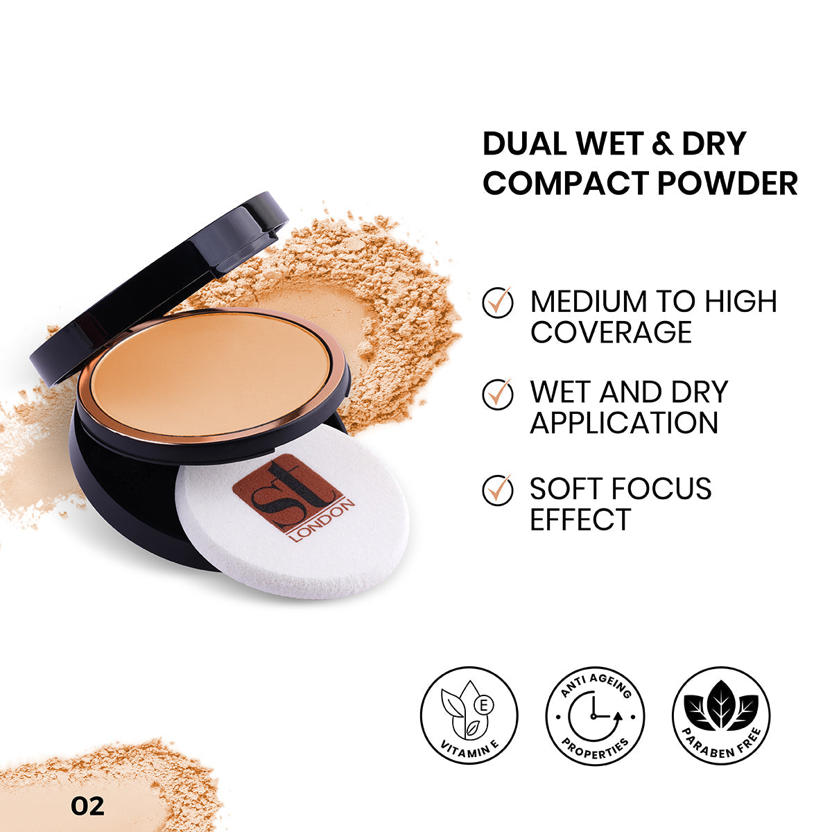 ST London - Dual Wet & Dry Compact Powder